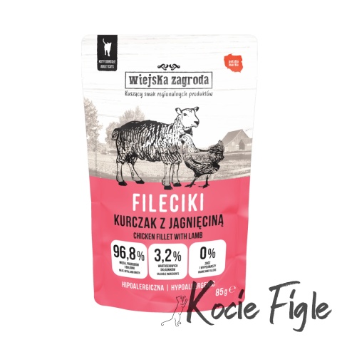 Wiejska Zagroda - Kurczak z jagnięciną - 85g