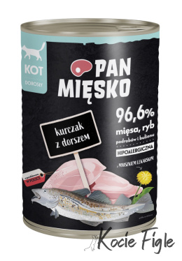 Pan Mięsko - Kurczak z dorszem - 400g