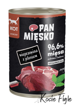 Pan Mięsko - Wieprzowina z jeleniem - 400g