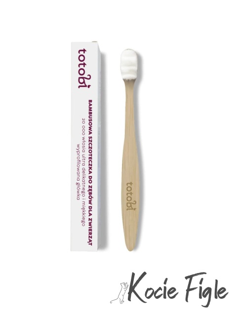 Totobi - Bambusowa szczoteczka z wyprofilowaną główką i ultra miękkim włosiem