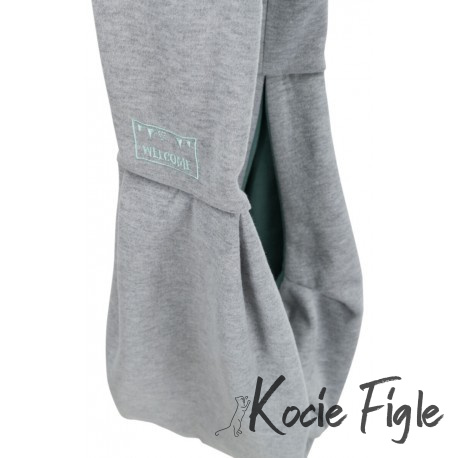 Trixie - Nosidło dla kota - Jasnoszaro-miętowe