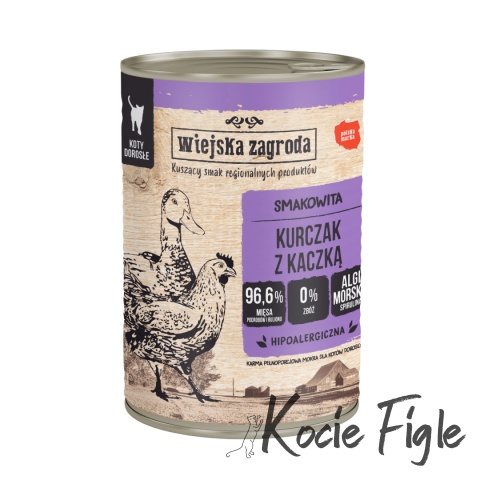 Wiejska Zagroda - Kurczak z kaczką - 400g