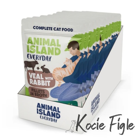 Animal Island - Cielęcina z Królikiem - 12x85g