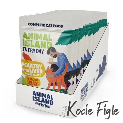 Animal Island - Box Świąteczny - Saszetki w Galarecie