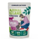 Animal Island - Drób z wątróbką i cielęcina - W Galarecie - 80x 85g - Everyday 80 Pak