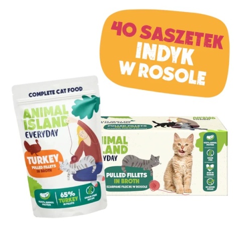 Animal Island - Indyk - 40x 85g - Everyday 40 Pak