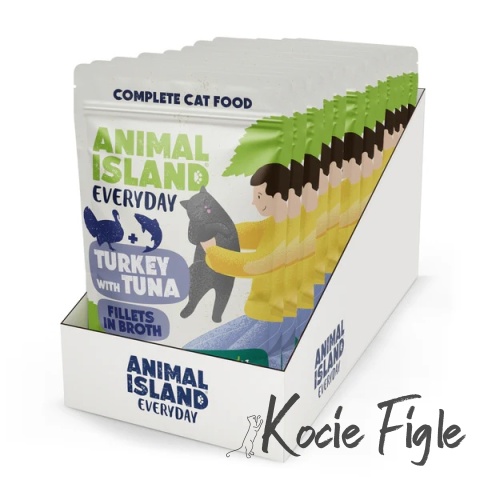 Animal Island - Indyk z Tuńczykiem - 12x85g