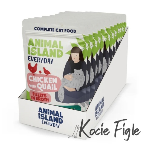 Animal Island - Kurczak z Przepiórką - 12x85g