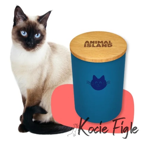 Animal Island - Pojemnik na przysmaki - Niebieski - Rozmiar S