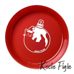 Animal Island - Bombka czerwona - Talerzyk