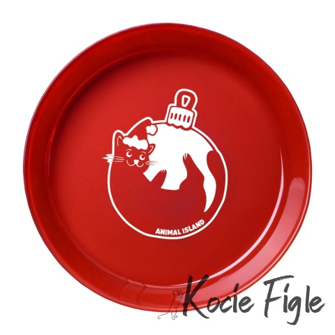 Animal Island - Bombka czerwona - Talerzyk