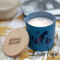 Animal Island - Świeca o aromacie wanilii i karmelu - 475ml