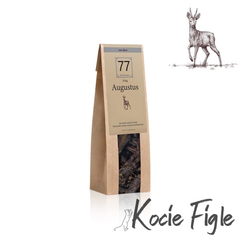 77 Pet Food - Augustus Stripes z suszonej sarniny - 80g