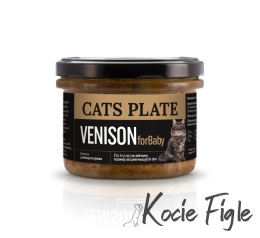 Cats Plate - Junior - Jeleń - Venison - 180g