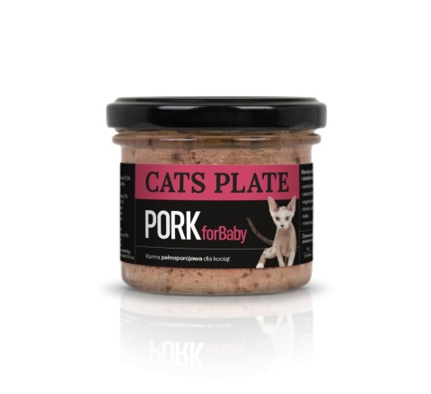 Cats Plate - Junior - Wieprzowina - Pork - 100g