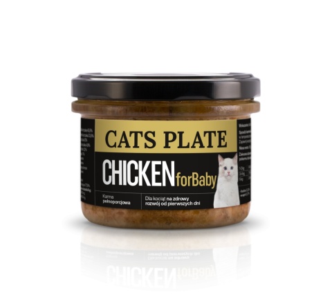 Cats Plate - Junior - Kurczak - Chicken- 180g