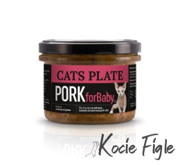 Cats Plate - Junior - Wieprzowina - Pork - 180g