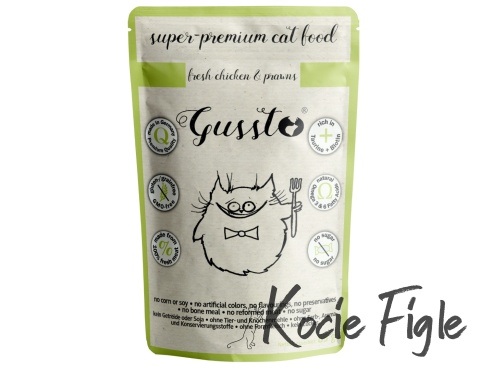 Gussto - Świeży kurczak z krewetkami - 85g