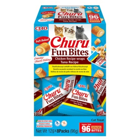 Inaba - Churu - Fun Bites - Kurczak i tuńczyk 8x12g