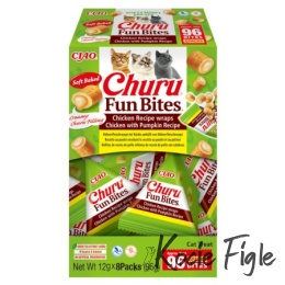 Inaba - Churu - Fun Bites - Kurczak z dynią 8x12g