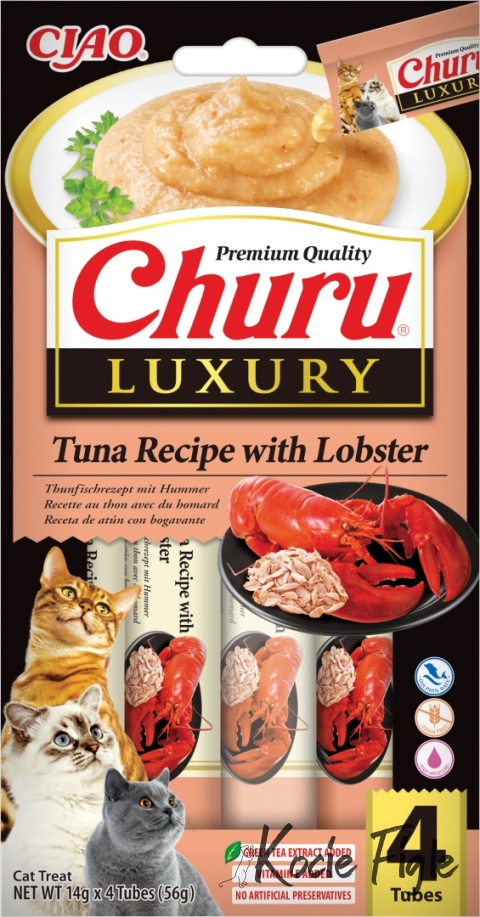 Inaba - Churu Luxury - Tuńczyk z homarem - 4x14g