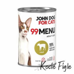 John Dog for Cats - 99 Menu - Cielęcina - 400g