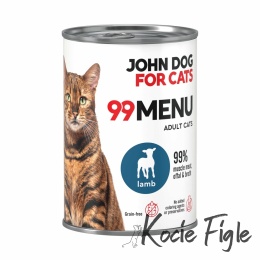 John Dog for Cats - 99 Menu - Jagnięcina - 400g