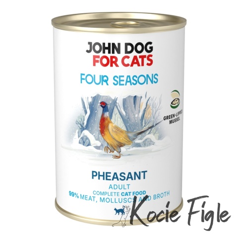 John Dog for Cats - Bażant - Four Seasons 400g