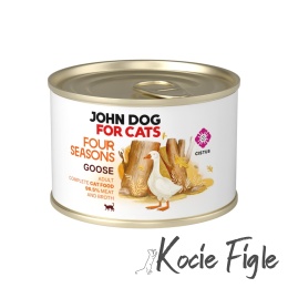 John Dog for Cats - Gęś - Four Seasons 185g