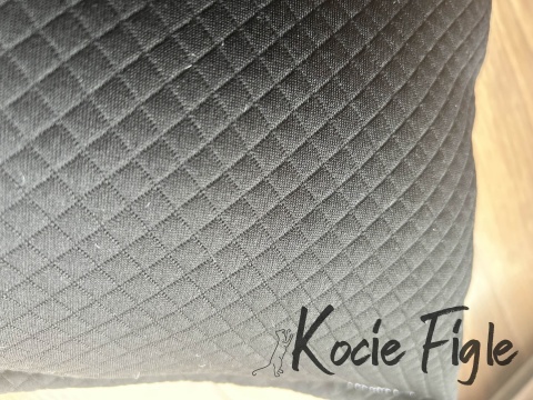 Kocie Figle - Legowisko Świąteczne - Czarne