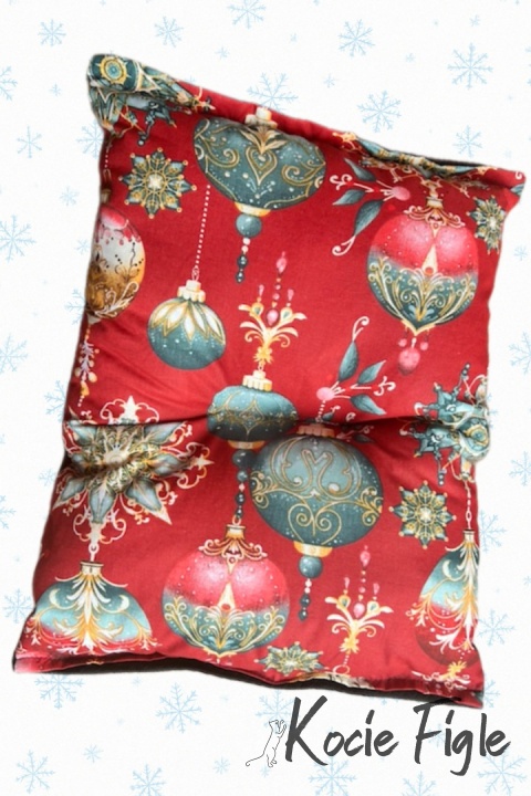 Kocie Figle - Legowisko Świąteczne - Czarne