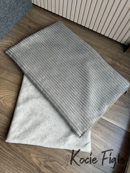 Kocie Figle - Poduszka do transportera - L - Beżowa