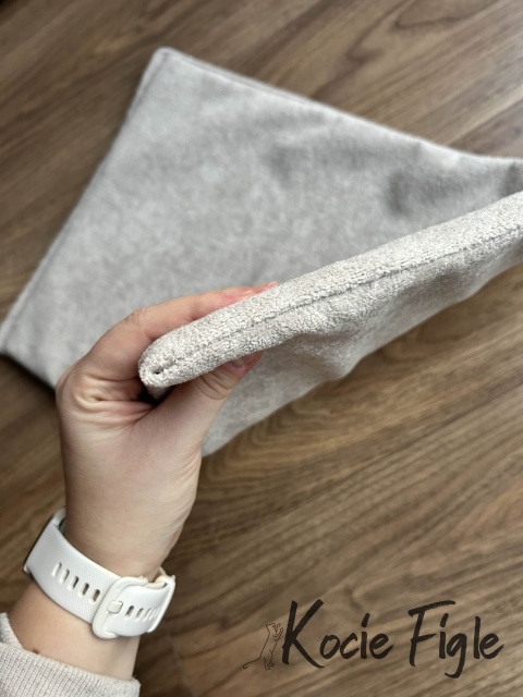 Kocie Figle - Poduszka do transportera - L - Niebieska