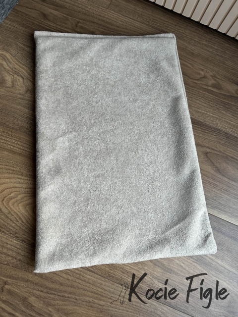 Kocie Figle - Poduszka do transportera - L - Niebieska