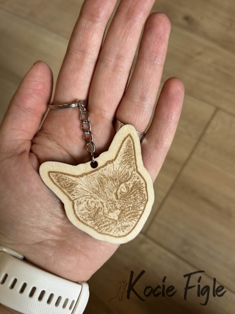 Kocie Figle - Brelok Graverowany Franek