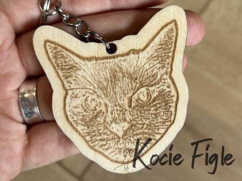 Kocie Figle - Brelok Graverowany Franek