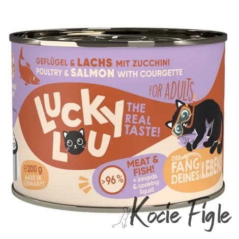 Lucky Lou - Drób i łosoś - 200g