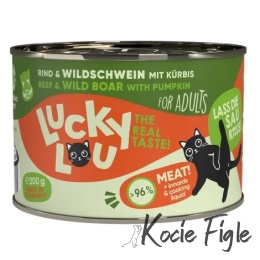 Lucky Lou - Wołowina i dzik - 200g