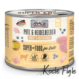 Mac's Cat Superfood - Indyk, wołowina i borówka - 200g