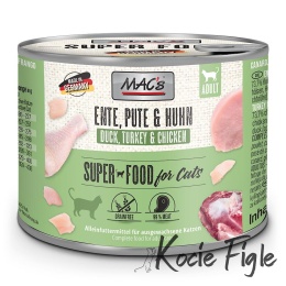 Mac's Cat Superfood - Kaczka, indyk i kurczak - 200g
