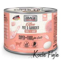 Mac's Cat Superfood - Junior - Indyk i królik - 200g