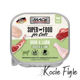 Mac's Cat Superfood - Kurczak i jagnięcina - Tacka - 100g