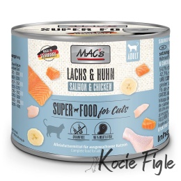 Mac's Cat Superfood - Łosoś i kurczak - 200g