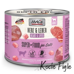 Mac's Cat Superfood - Serca i wątroba wołowa - 200g