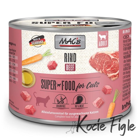 Mac's Cat Superfood - Wołowina - 200g