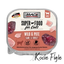 Mac's Cat Superfood - dziczyzna i indyk - Tacka - 100g