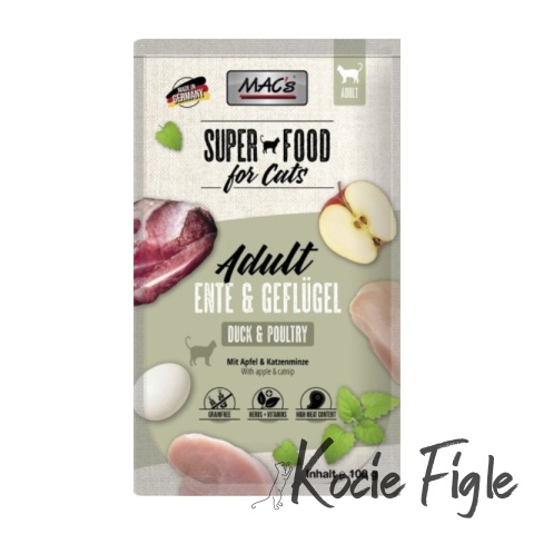 Mac's Cat Superfood - kaczka i drób - 100g