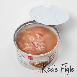 Natural Kitty - Tuńczyk z mięsem z Kurczaka w bulionie - 80g