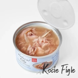 Natural Kitty - Tuńczyk z sardelą w bulionie - 80g