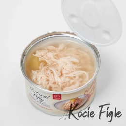 Natural Kitty - Kurczak z ananasem w bulionie - 80g